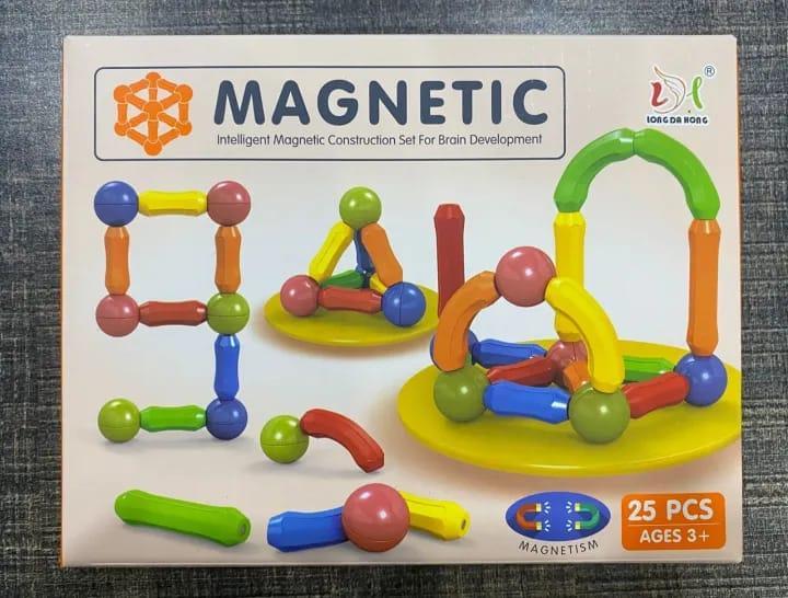 25pcs for Colorful plastic Magetic Blocks for Kids
