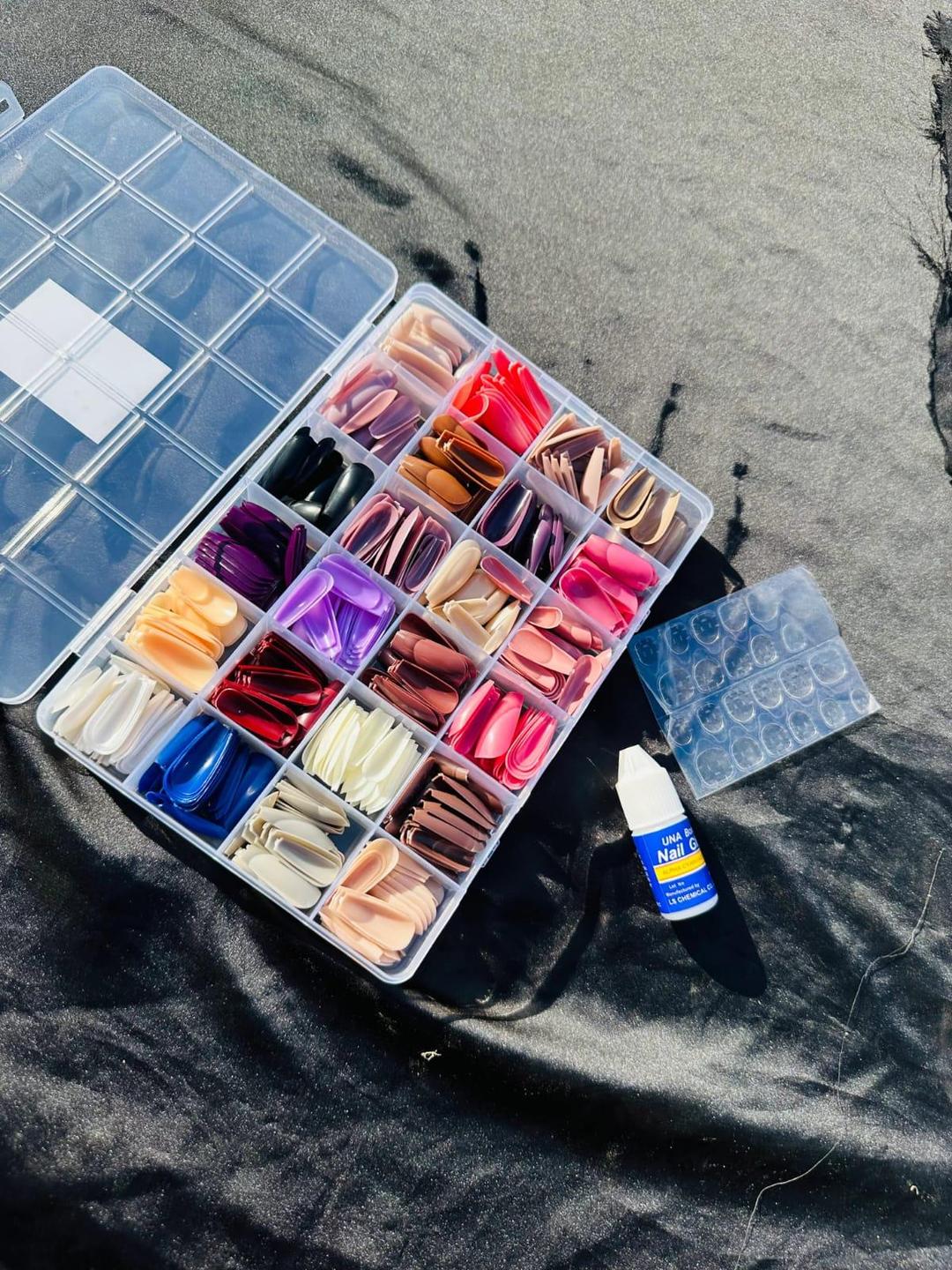 576 Artificial MultiColor Nails