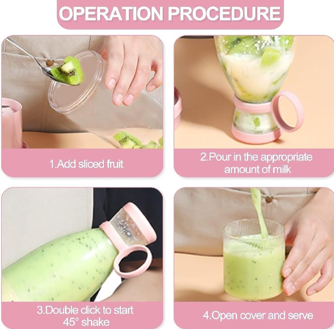 Portable & Rechargeable Electric juicer Blender