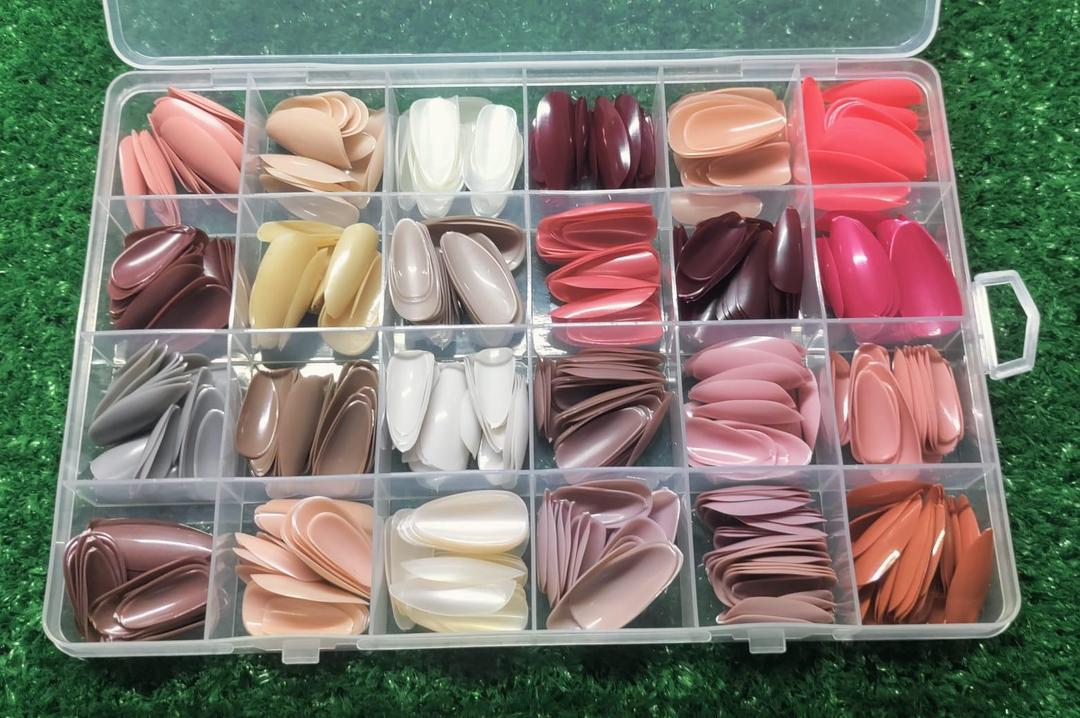 576 Artificial MultiColor Nails